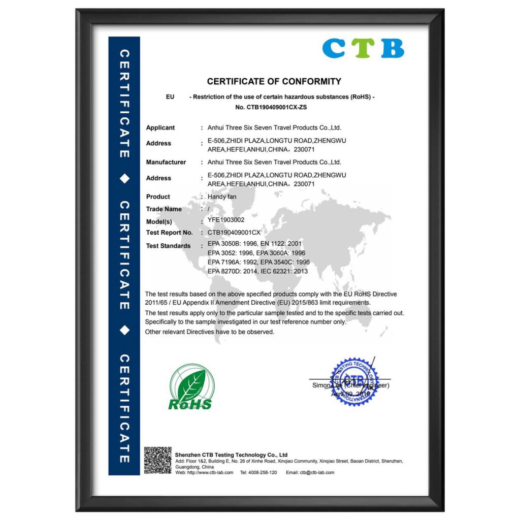 NO.CTB190409001CX-ZS