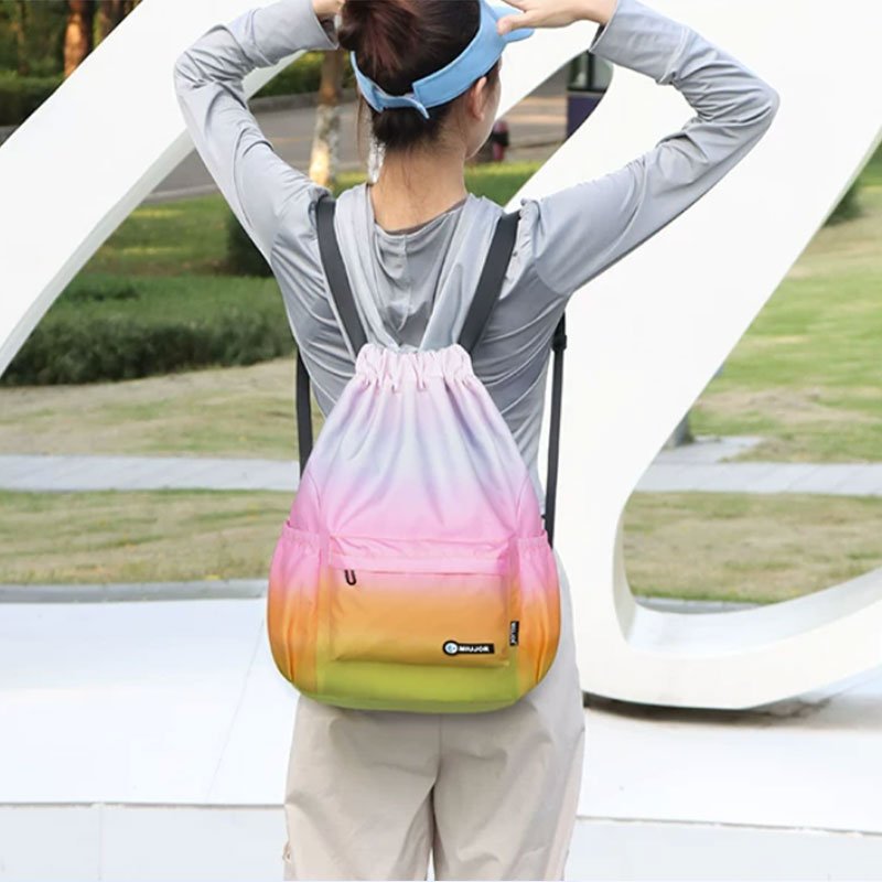Gradient-colored-drawstring-soccer-bag