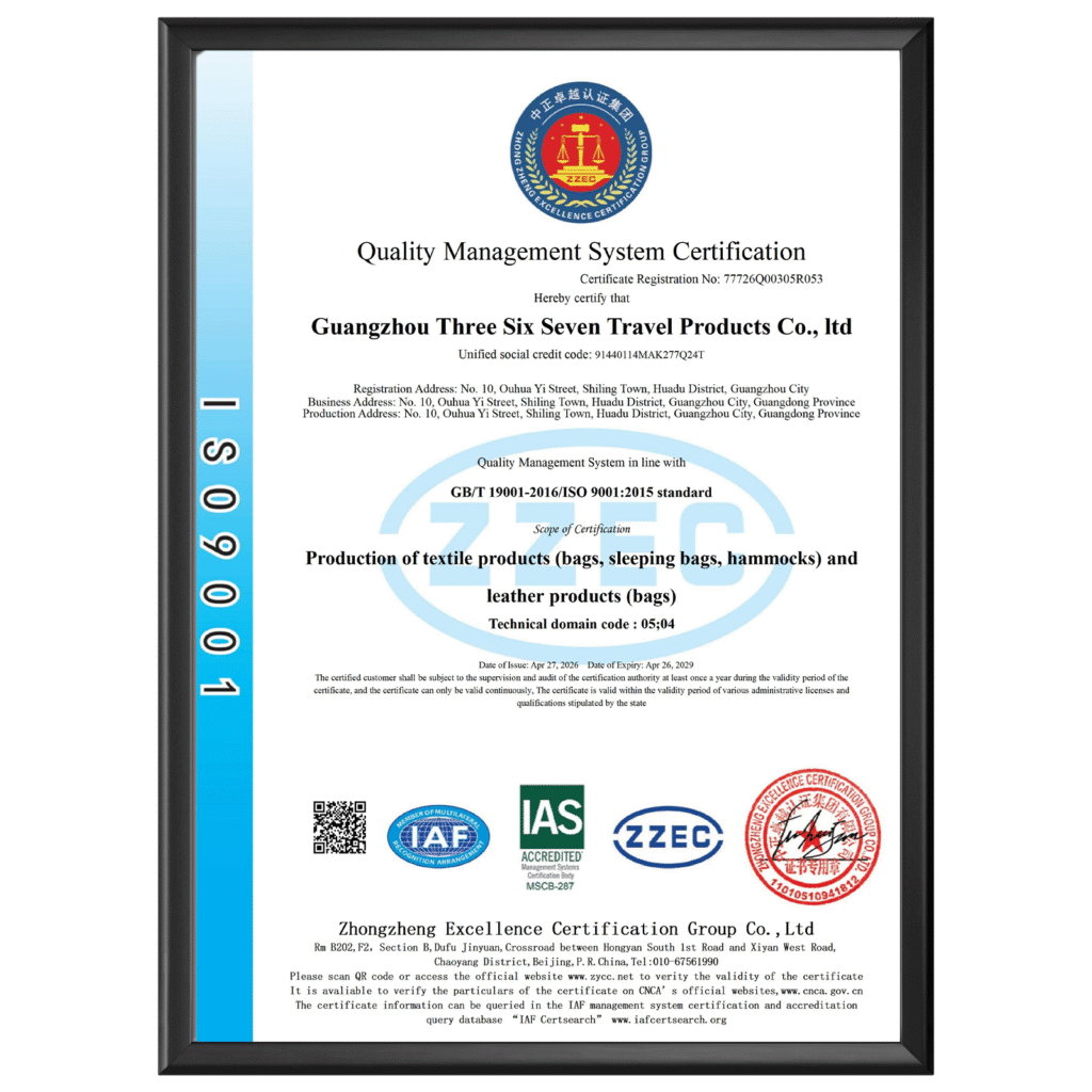 Quality Management System Certification